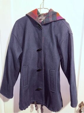 Vintage The Badlands Wool Pea Coat S